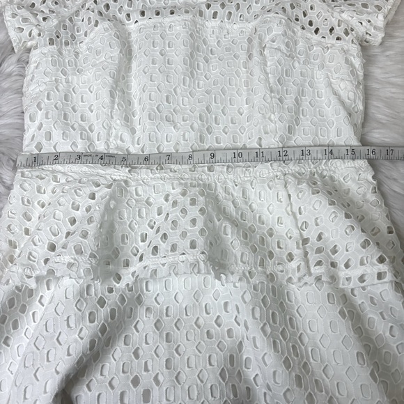 NWT Banana Republic White Eyelet Dress - Picture 11 of 12